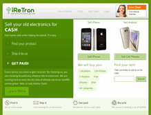 Tablet Screenshot of iretron.com